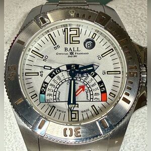 Ball Engineer Master II Diver TMT Date Temperature Sport Men's Watch.